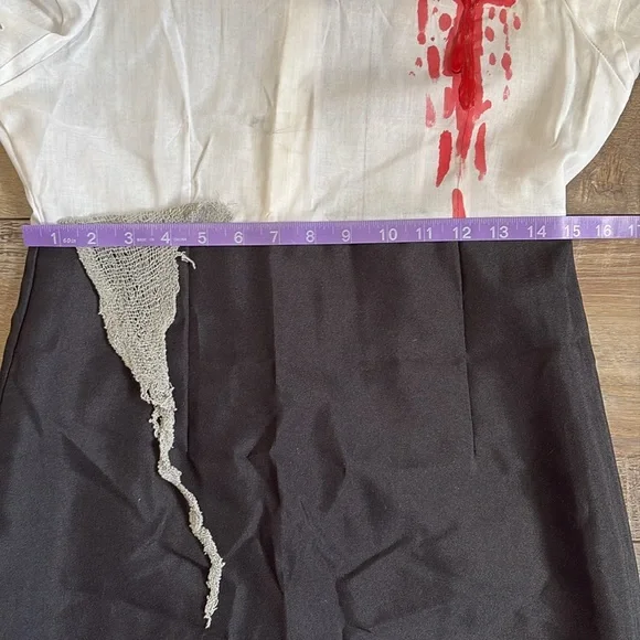 Women’s Halloween Office Zombie Costume Small - Picture 5 of 12